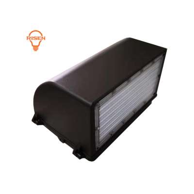 China Commercial Outdoor Black Lamps Fitting 50w 60w 90w Led Wall Light Fixture